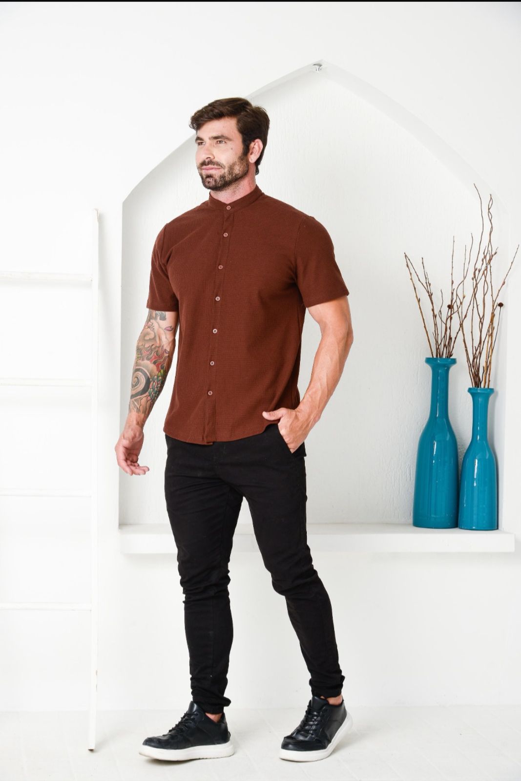 Camisa Tricot Gola Padre