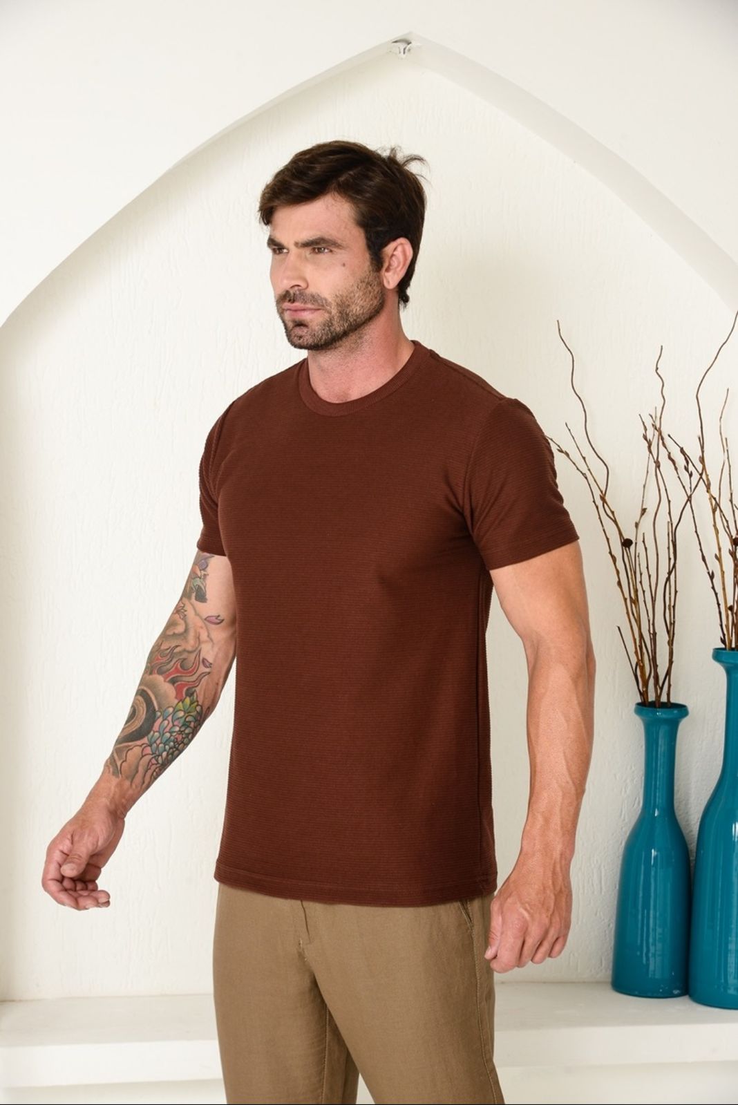 Camiseta Malha Gorgurão