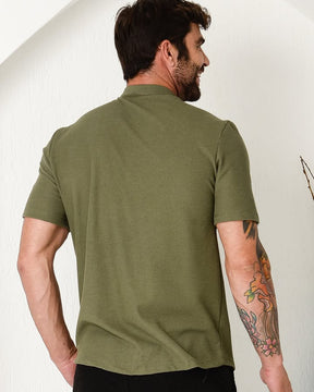 Camisa Tricot Gola Padre